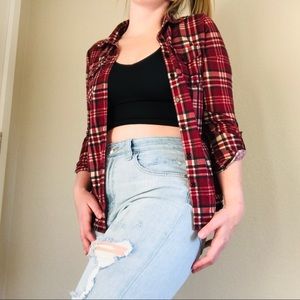 Maroon Flannel